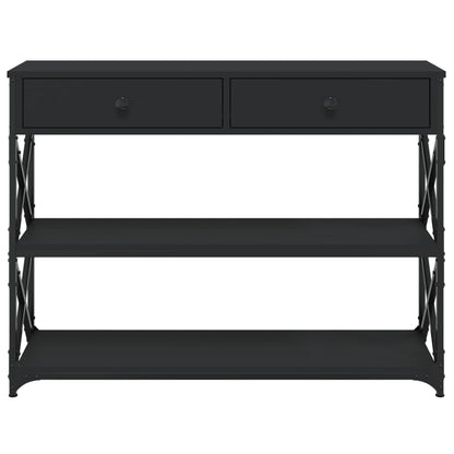 Konsolentisch Schwarz 100x28x75 cm Holzwerkstoff