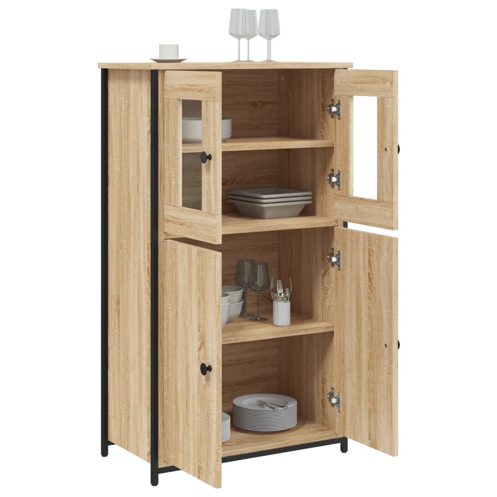 Highboard Sonoma-Eiche 62x32x106,5 cm Holzwerkstoff