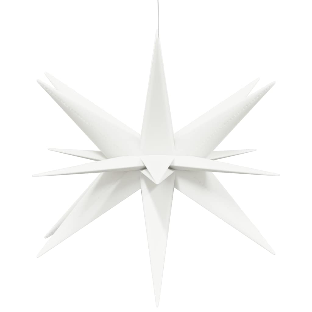 LED-Weihnachtsstern Faltbar Weiß 57 cm