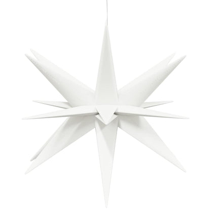 LED-Weihnachtsstern Faltbar Weiß 57 cm