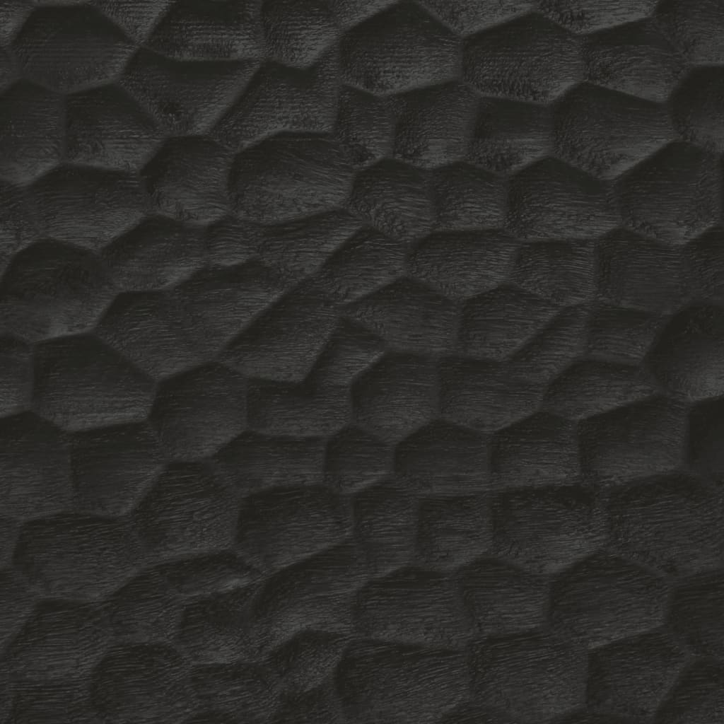TV-skab Sort 105x33x46 cm Massivt mangotræ