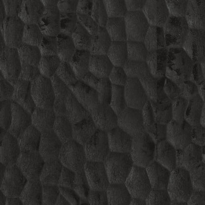 Sideskab Sort 60x33x75 cm Massivt mangotræ