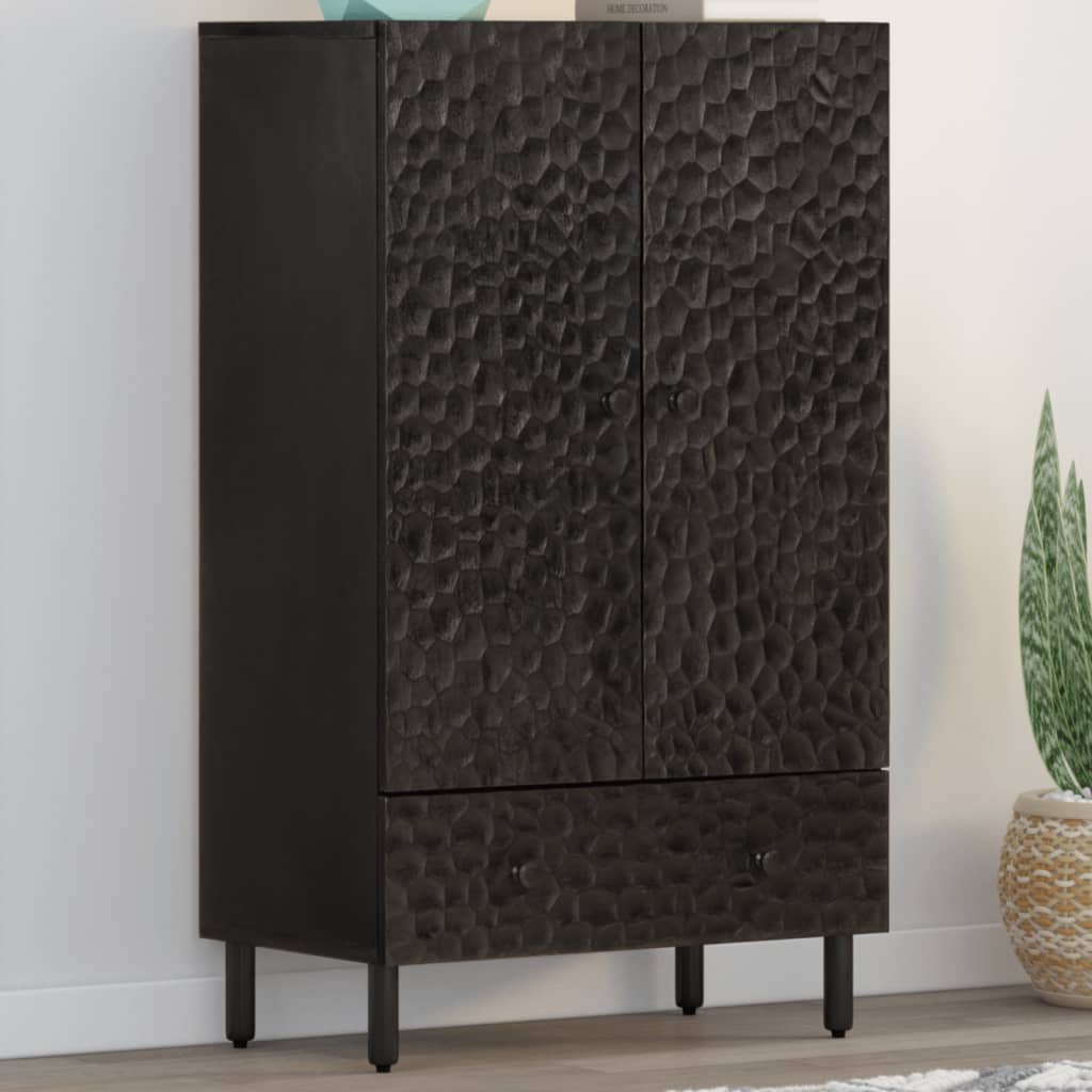 Highboard 60x33x100 cm Massivholz Mango