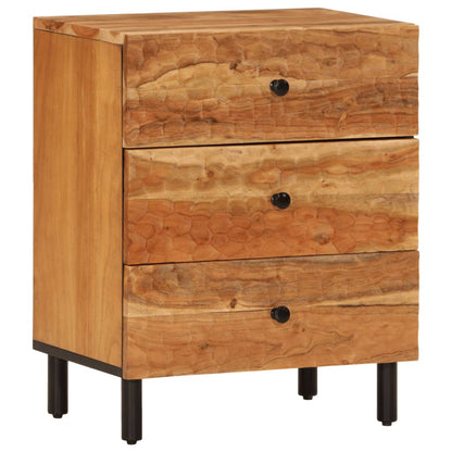 Nachttisch 50x33x60 cm Massivholz Akazie