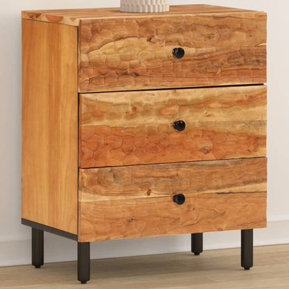 Nachttisch 50x33x60 cm Massivholz Akazie