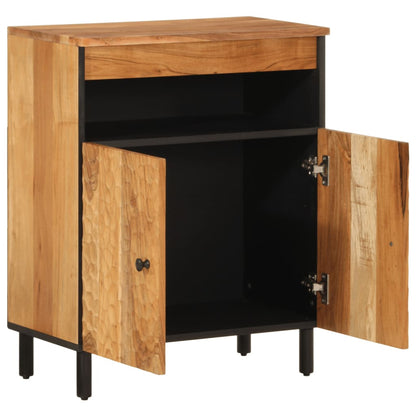 Sidebord 60x33x75 cm massivt akacietræ