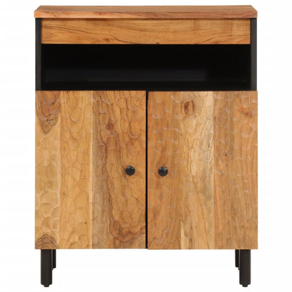 Sidebord 60x33x75 cm massivt akacietræ