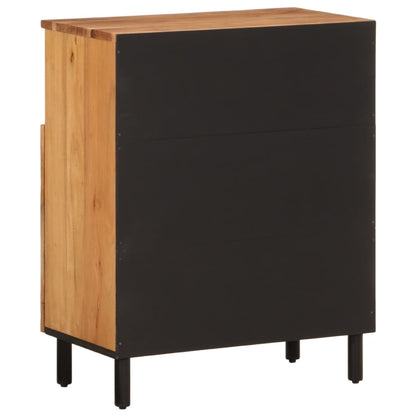 Sidebord 60x33x75 cm massivt akacietræ