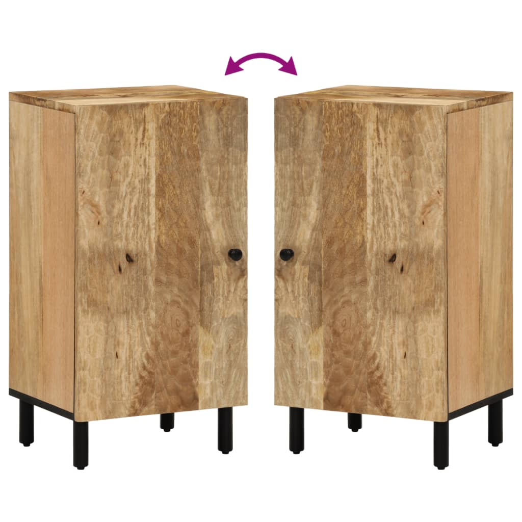 Beistellschrank 40x33x75 cm Massivholz Mango