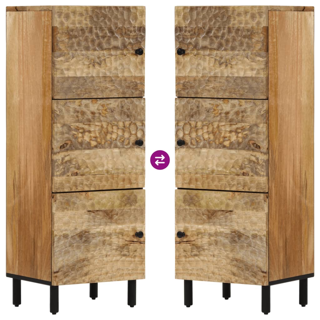 Highboard 40x33x110 cm Massivholz Mango