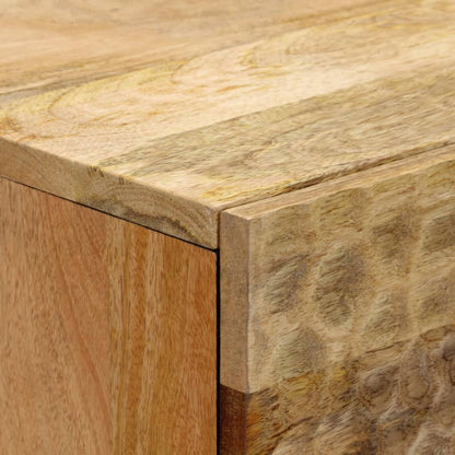 Highboard 40x33x110 cm Massivholz Mango