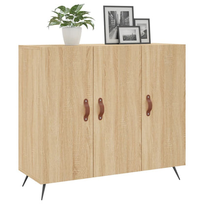 Sideboard Sonoma-Eiche 90x34x80 cm Holzwerkstoff
