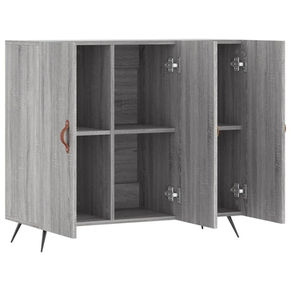 Skænk Grå Sonoma 90x34x80 cm Træmateriale