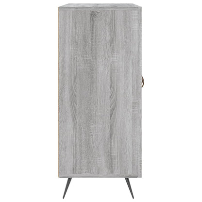 Skænk Grå Sonoma 90x34x80 cm Træmateriale