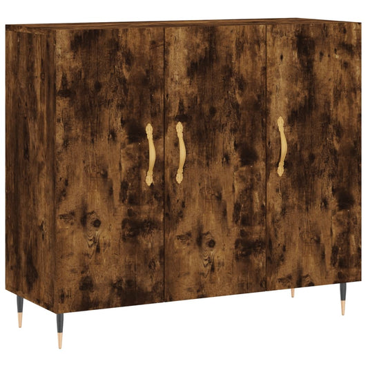 Skænk røget eg 90x34x80 cm træmateriale
