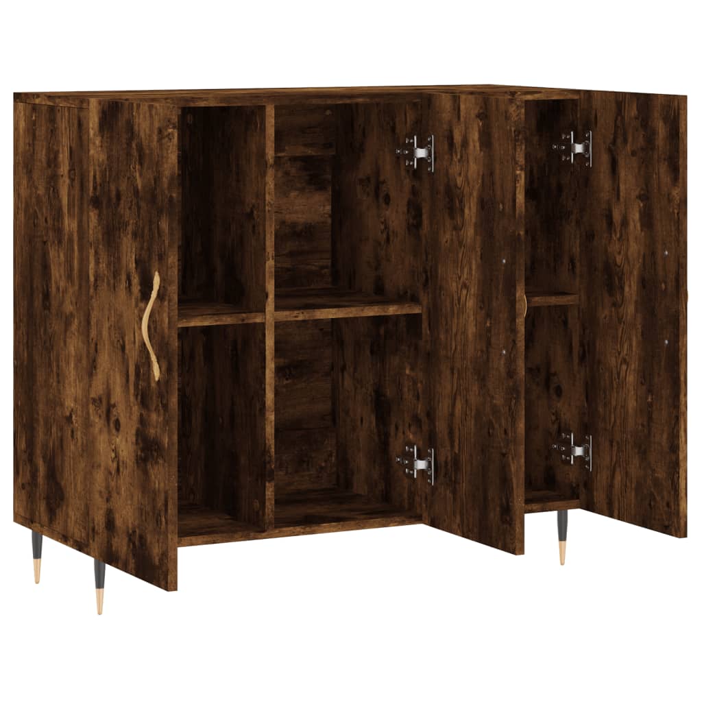 Skænk røget eg 90x34x80 cm træmateriale