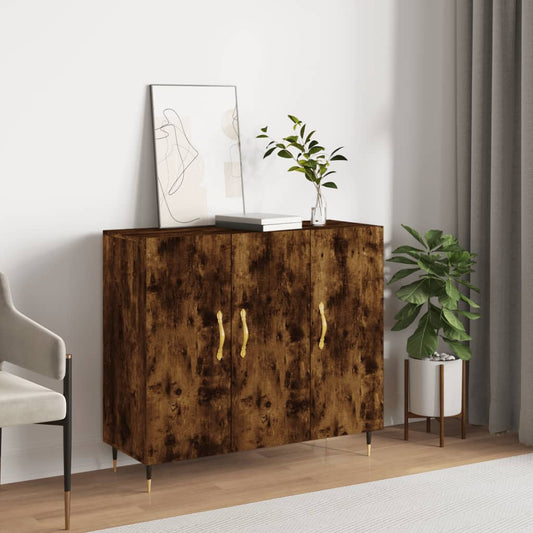 Skænk røget eg 90x34x80 cm træmateriale