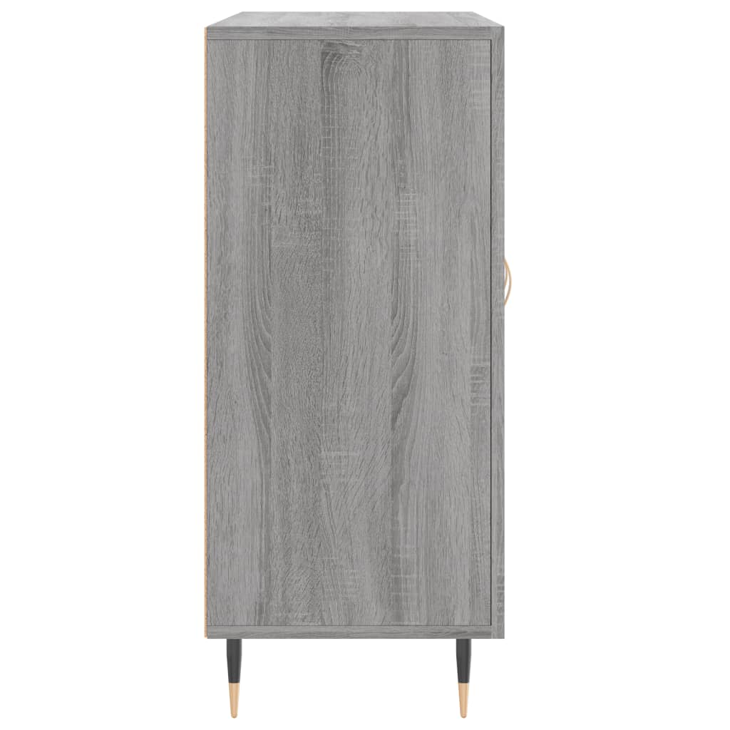 Skænk Grå Sonoma 90x34x80 cm Træmateriale