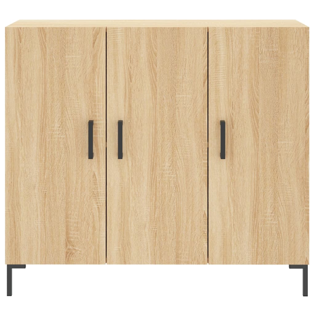 Sideboard Sonoma-Eiche 90x34x80 cm Holzwerkstoff