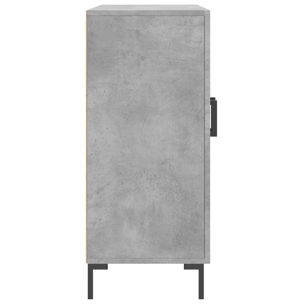 Sideboard Betongrau 90x34x80 cm Holzwerkstoff
