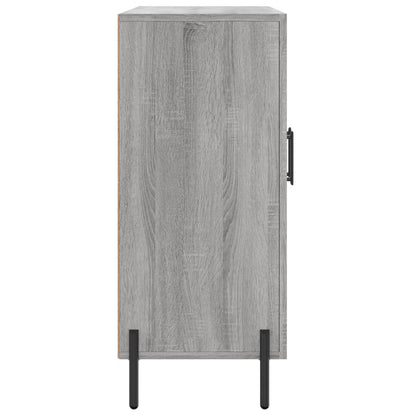 Sideboard Grau Sonoma 90x34x80 cm Holzwerkstoff