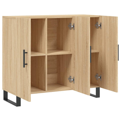 Sideboard Sonoma-Eiche 90x34x80 cm Holzwerkstoff