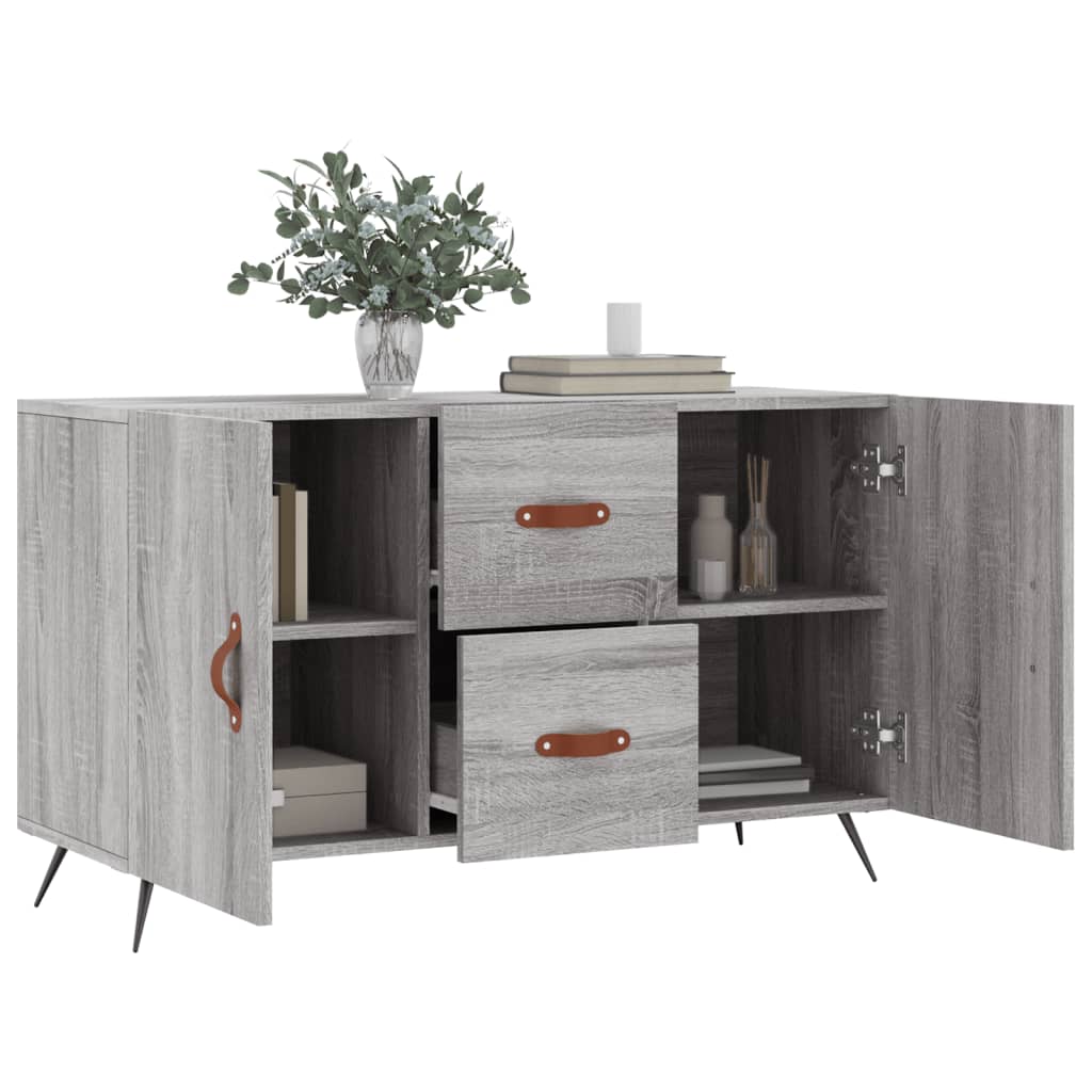 Sideboard Grau Sonoma 100x36x60 cm Holzwerkstoff