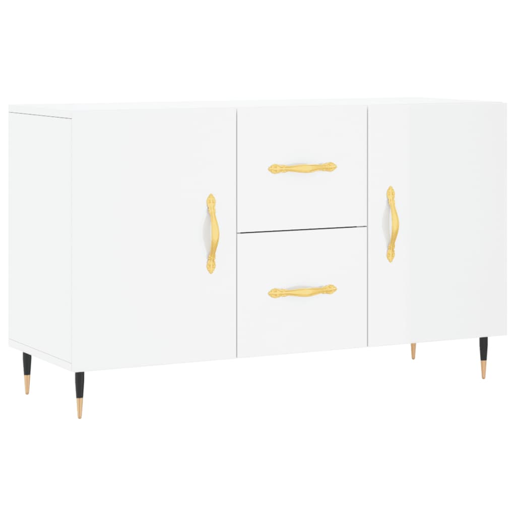 Sideboard Hochglanz-Weiß 100x36x60 cm Holzwerkstoff