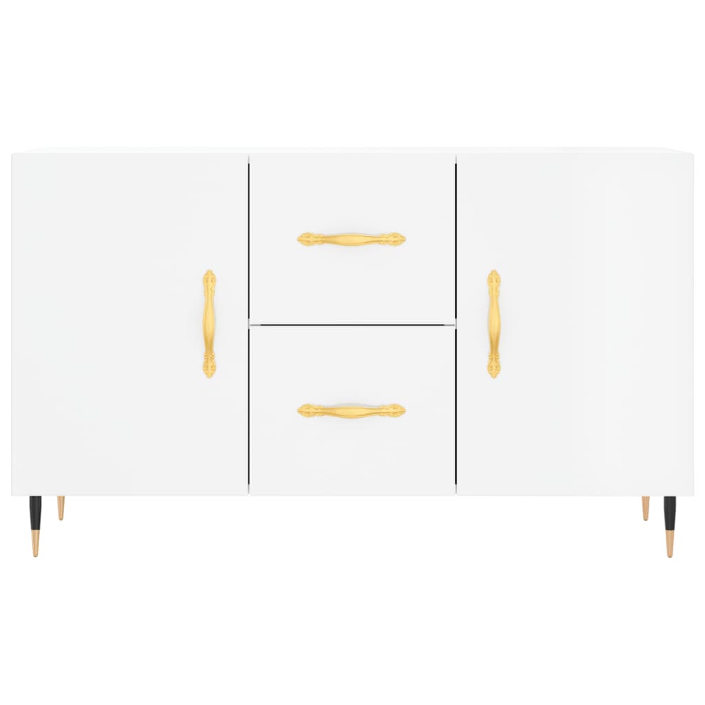 Sideboard Hochglanz-Weiß 100x36x60 cm Holzwerkstoff
