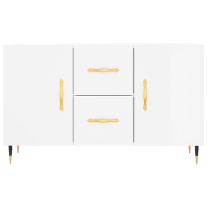 Sideboard Hochglanz-Weiß 100x36x60 cm Holzwerkstoff