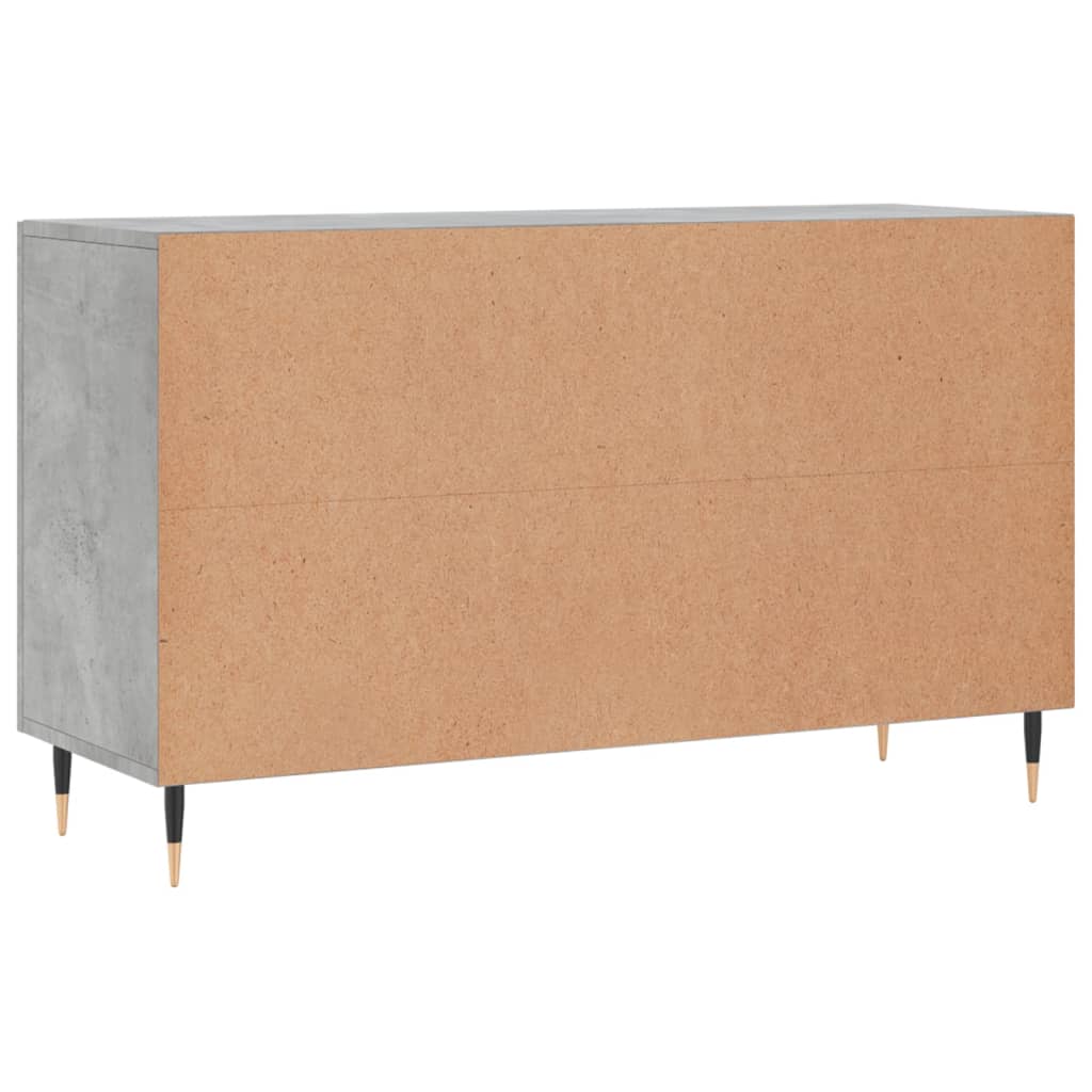Sideboard Betongrau 100x36x60 cm Holzwerkstoff