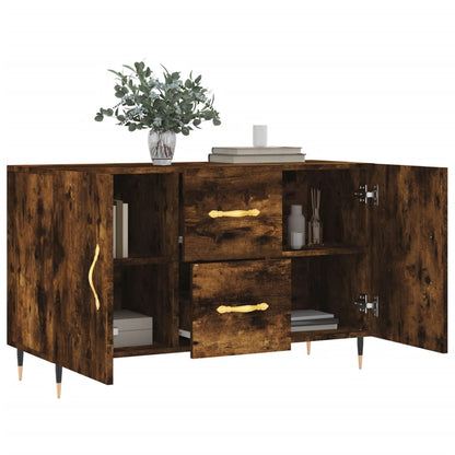 Skænk røget eg 100x36x60 cm træmateriale