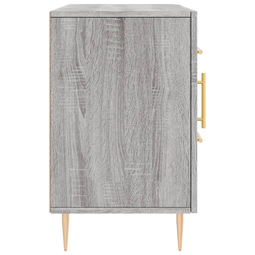 Sideboard Grau Sonoma 100x36x60 cm Holzwerkstoff