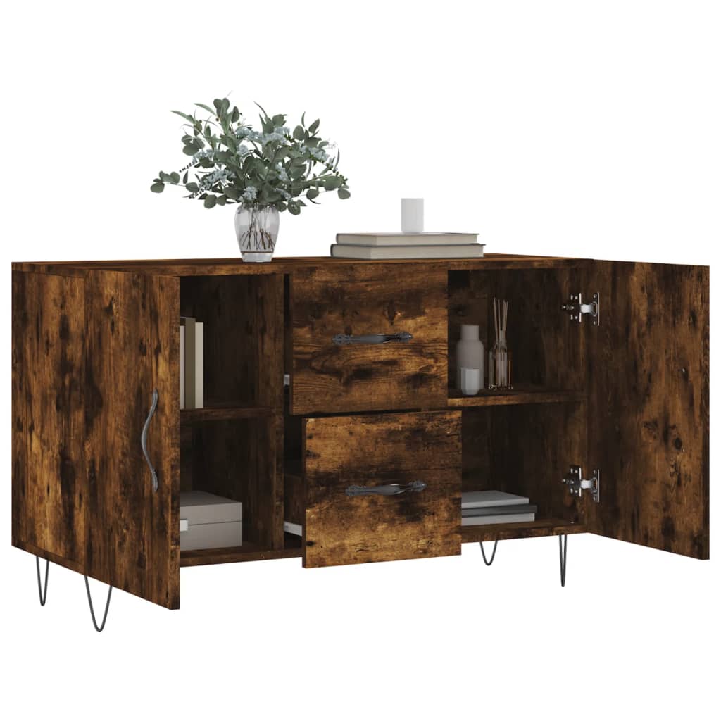 Sideboard Räuchereiche 100x36x60 cm Holzwerkstoff