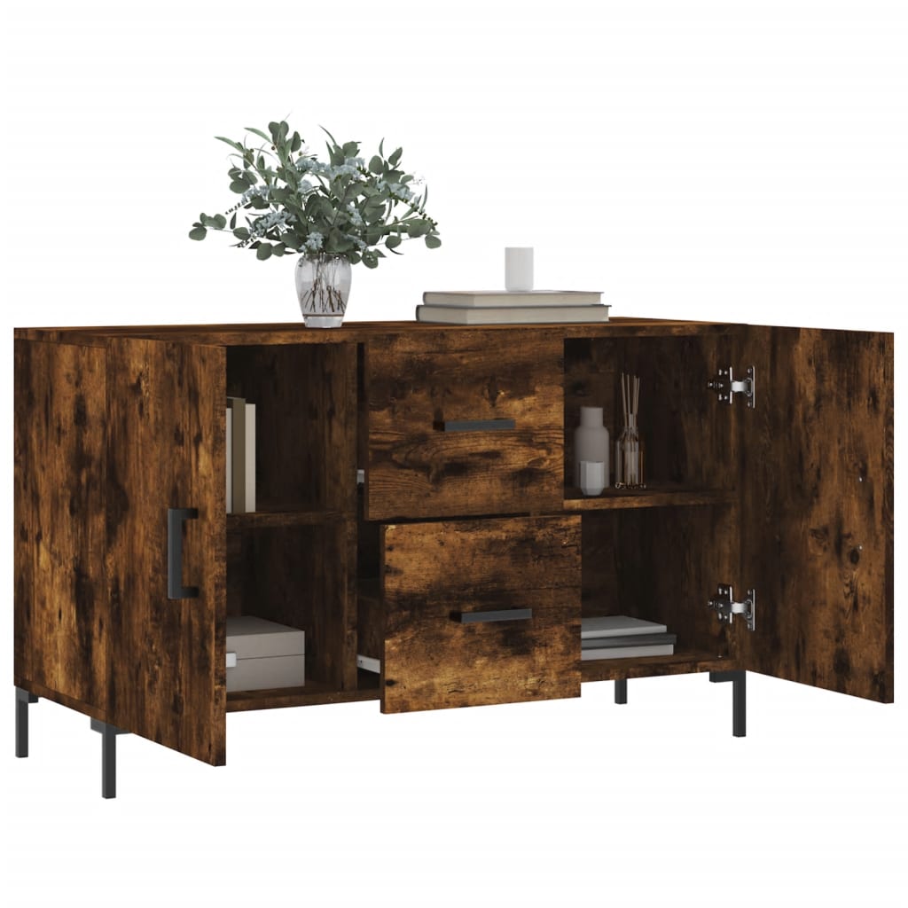 Sideboard Räuchereiche 100x36x60 cm Holzwerkstoff
