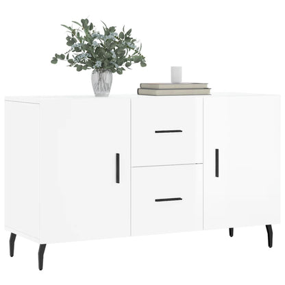 Sideboard Hochglanz-Weiß 100x36x60 cm Holzwerkstoff