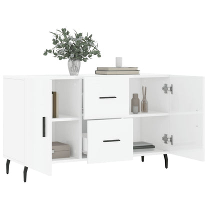 Sideboard Hochglanz-Weiß 100x36x60 cm Holzwerkstoff