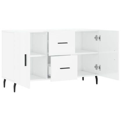 Sideboard Hochglanz-Weiß 100x36x60 cm Holzwerkstoff