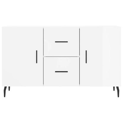 Sideboard Hochglanz-Weiß 100x36x60 cm Holzwerkstoff