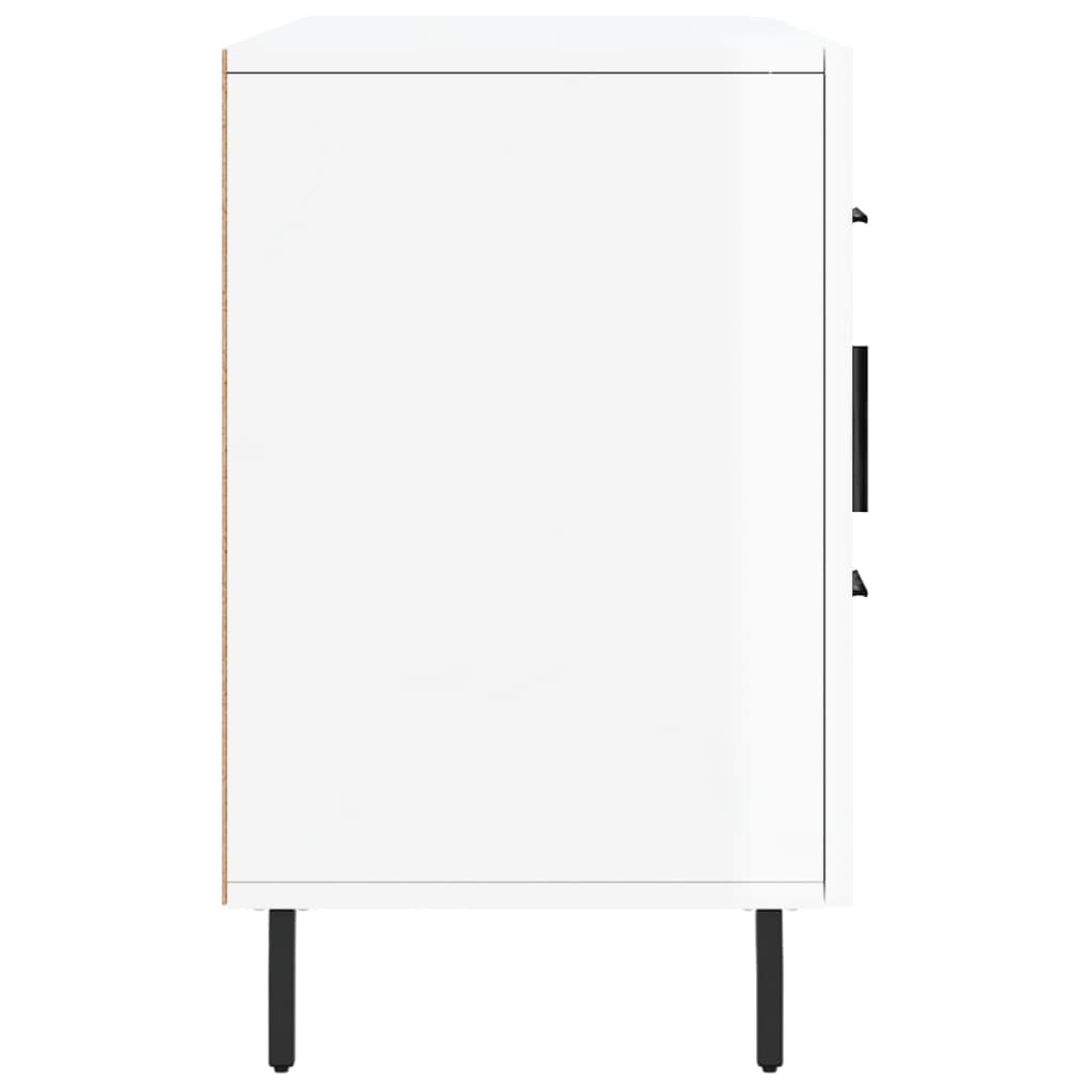 Sideboard Hochglanz-Weiß 100x36x60 cm Holzwerkstoff