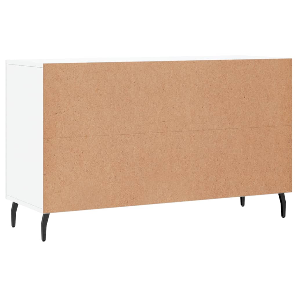 Sideboard Hochglanz-Weiß 100x36x60 cm Holzwerkstoff