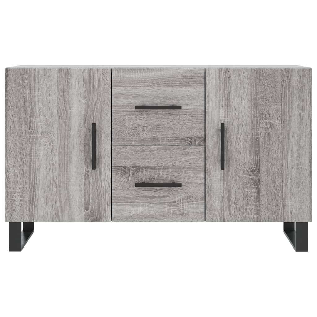 Sideboard Grau Sonoma 100x36x60 cm Holzwerkstoff