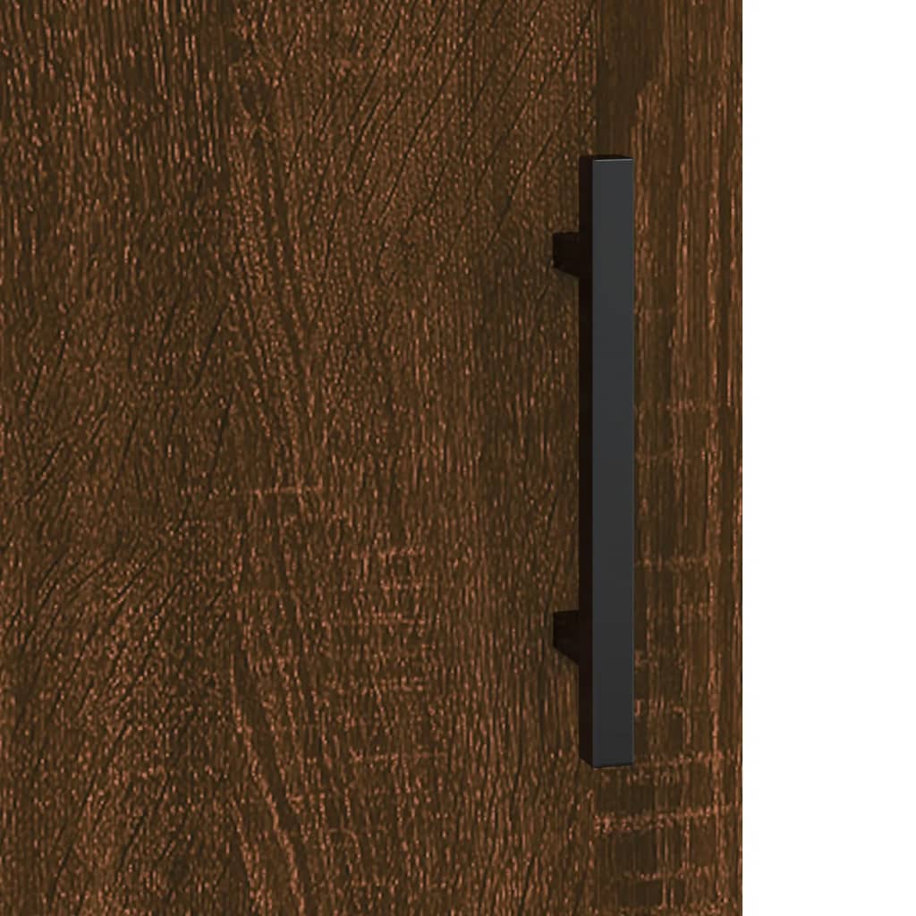 Sideboard Braun Eichen-Optik 100x36x60 cm Holzwerkstoff