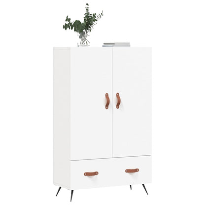Highboard Hvid 69,5x31x115 cm Træmateriale
