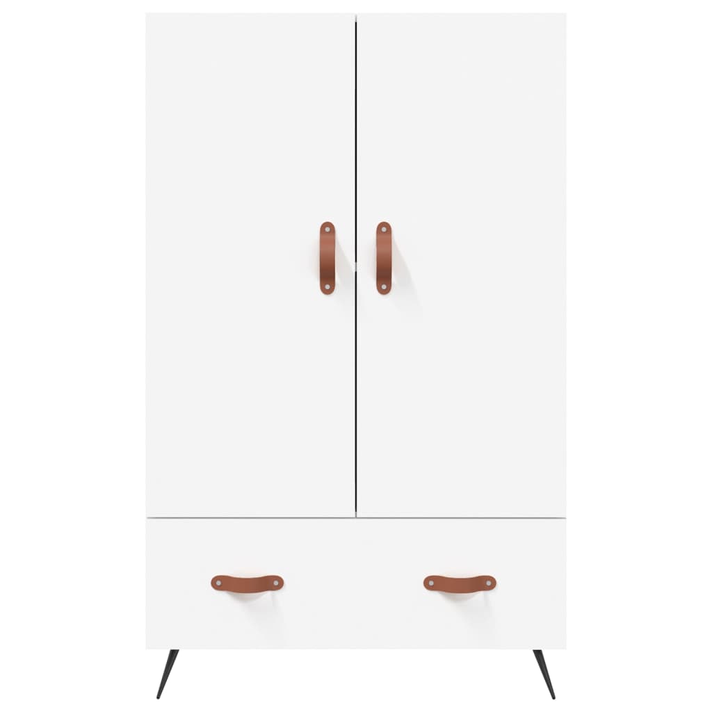 Highboard Hvid 69,5x31x115 cm Træmateriale