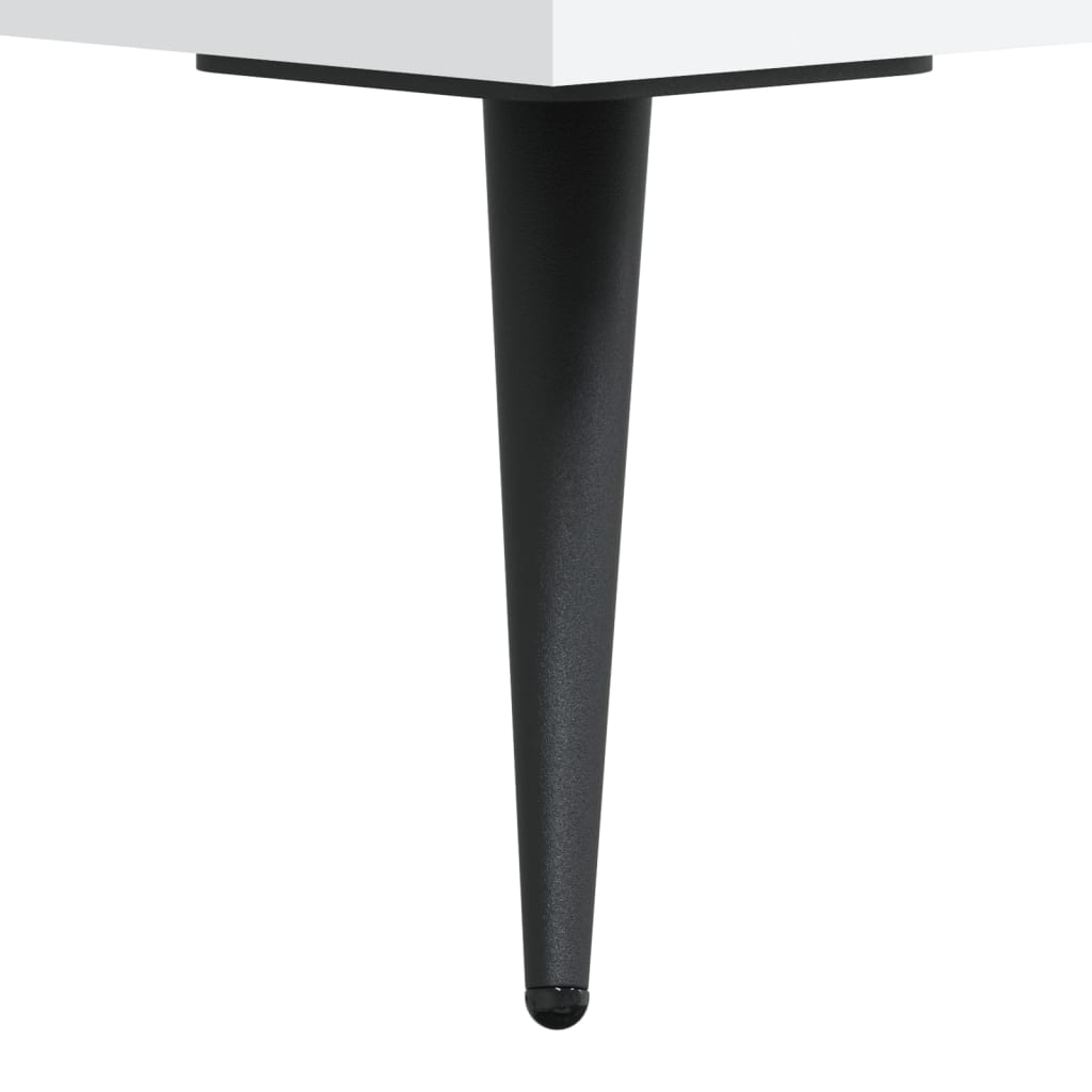 Highboard Hvid 69,5x31x115 cm Træmateriale
