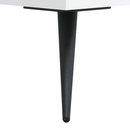 Highboard Hvid 69,5x31x115 cm Træmateriale