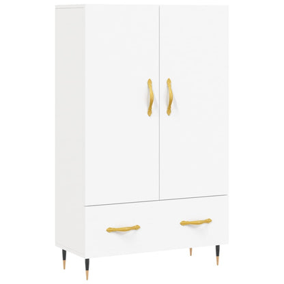 Highboard Weiß 69,5x31x115 cm Holzwerkstoff