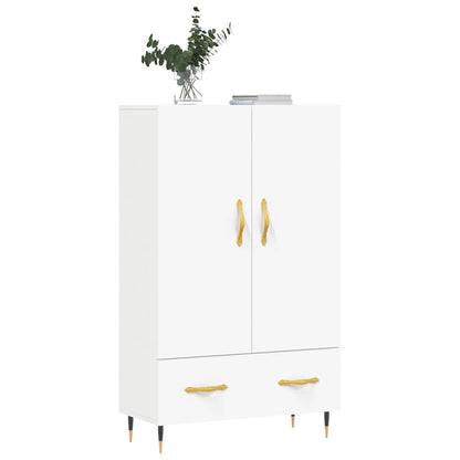 Highboard Weiß 69,5x31x115 cm Holzwerkstoff