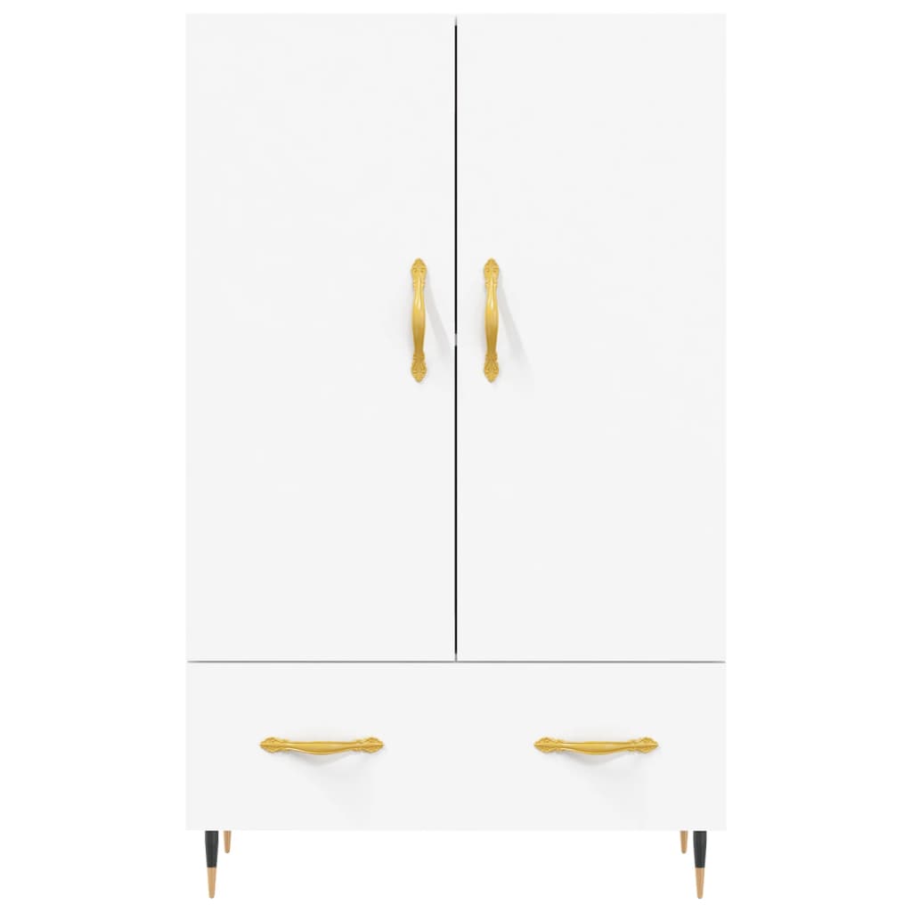 Highboard Weiß 69,5x31x115 cm Holzwerkstoff